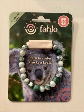 Eucalyptus Green Koala Tracking Kids Bracelet